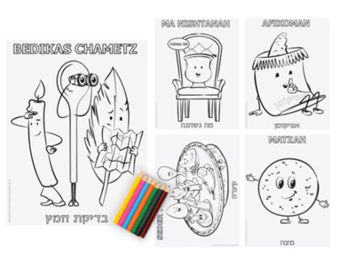 Passover Coloring Set
