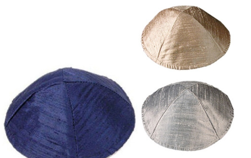 Raw Silk Kippah
