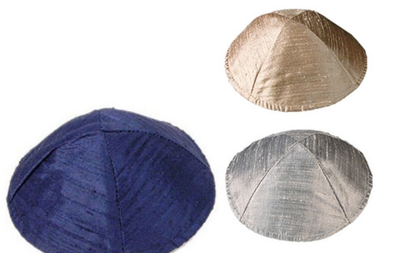 Raw Silk Kippah