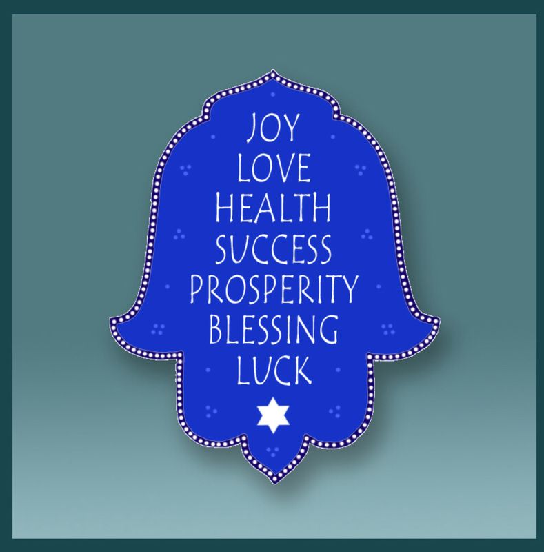 Small Caspi Magnet - Luck Hamsa