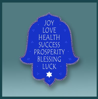 Small Caspi Magnet - Luck Hamsa