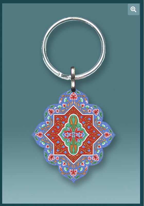 Caspi Keychain - Persian Motif