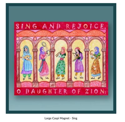 Caspi Large Magnet - Sing