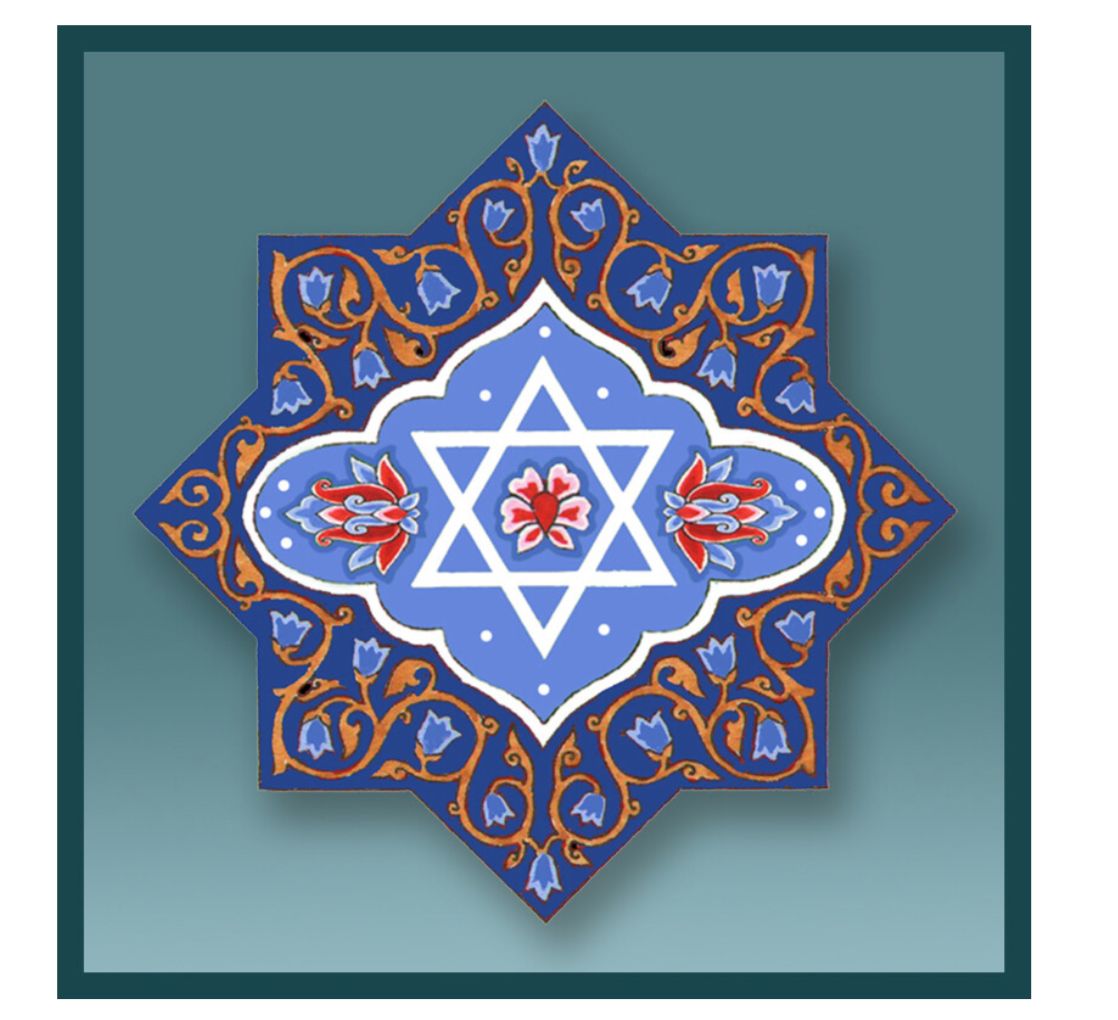 Caspi Large Magnet - Blue Star of David