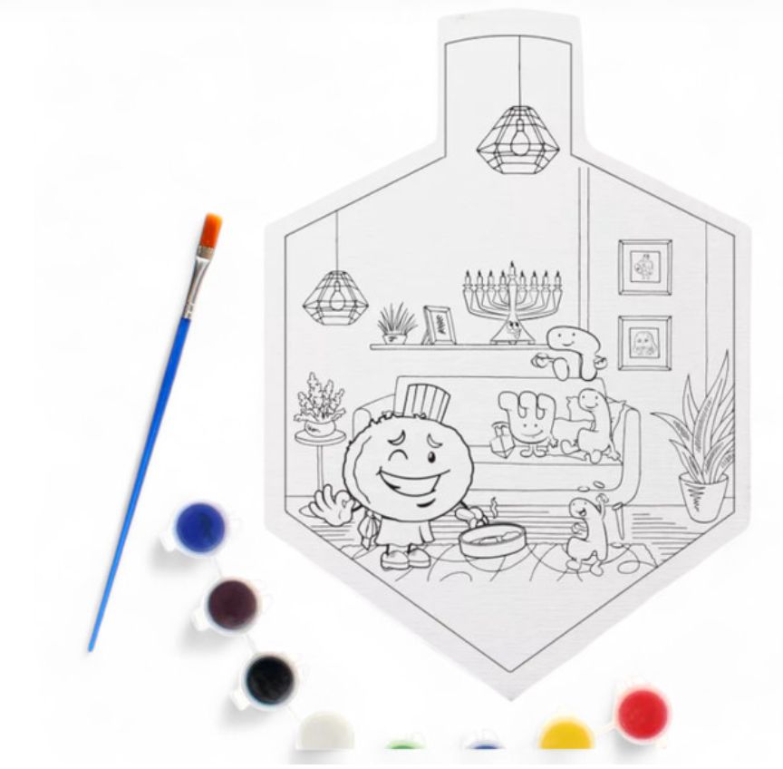 Hanukkah Canvas Painting Kit