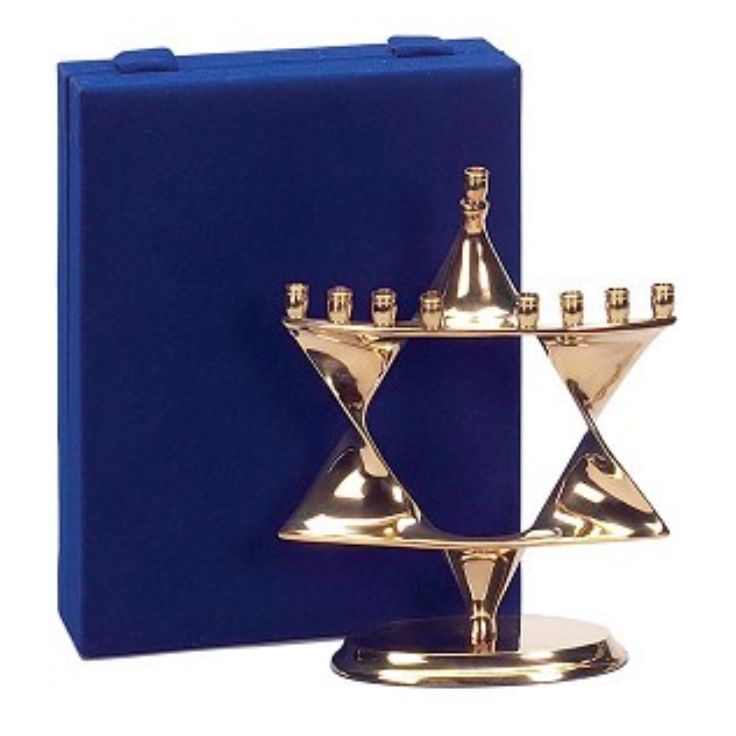 Menorah in Velevet Box Menorah in Velevet Box