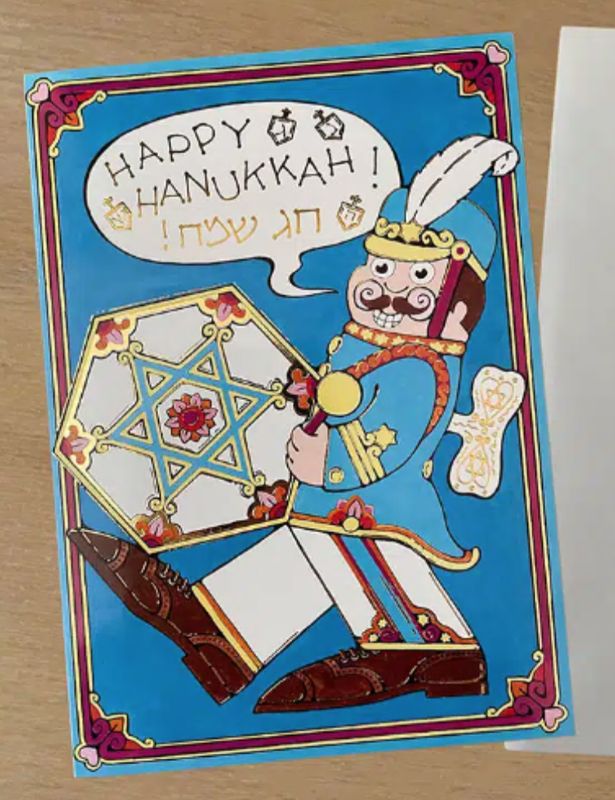 Hanukkah Card - Drummer