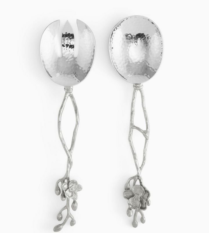 Aram White Orchid Serving Set