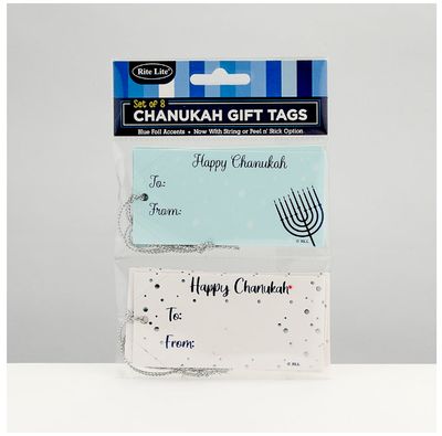 RL Set of 8 Chanukah Gift Tags