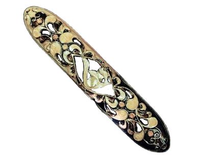 Enamel Jeweled Mezuzah - Large 1257