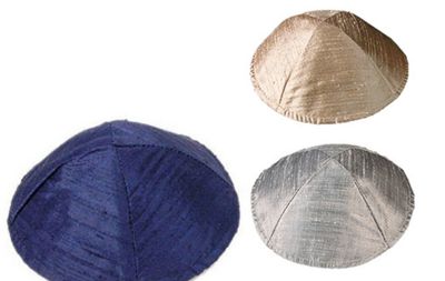 Raw Silk Kippah