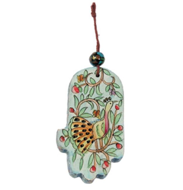 Emanuel Wood Hamsah - Small Peacock Emanuel Wood Hamsah - Small Peacock