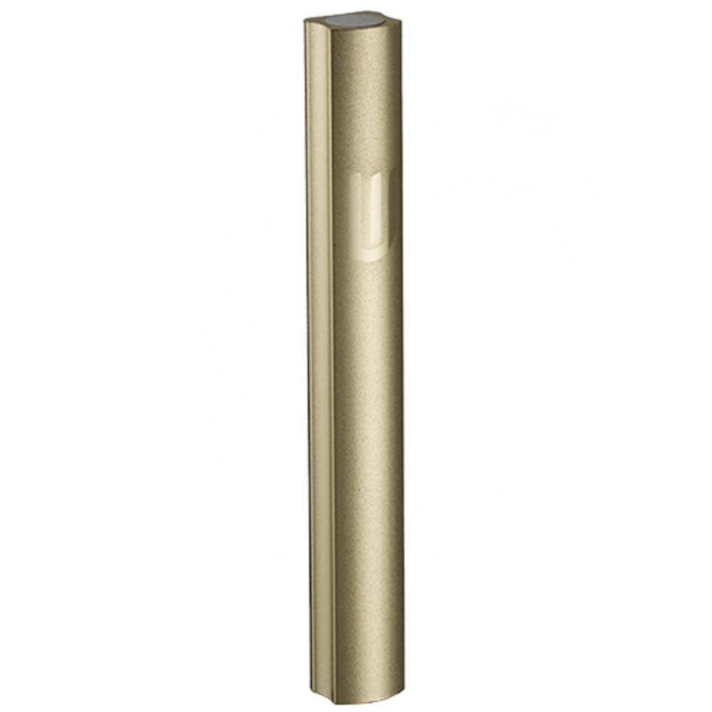 Brushed Alum Mezuzot -7cm GOLD Brushed Alum Mezuzot -7cm GOLD