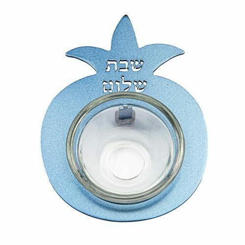 Emanuel "Shabbat Shalom" Pomegranate Salt Dish