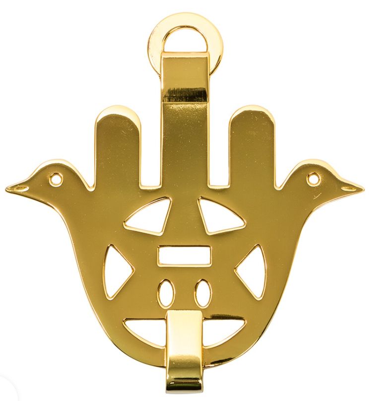 IMJ Wall Hanging Hamsah with Bird Motif IMJ Wall Hanging Hamsah with Bird Motif
