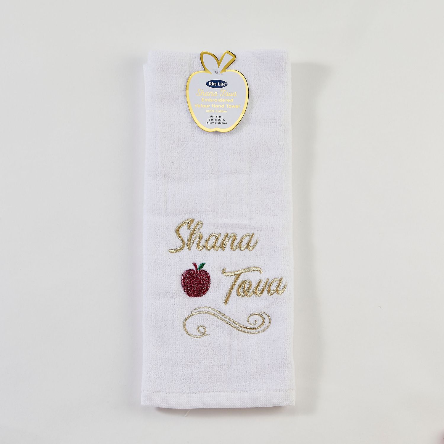 Rosh Hashanah Velour Hand Towel Rosh Hashanah Velour Hand Towel