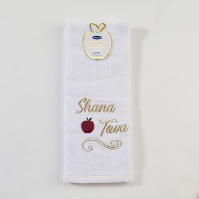 Rosh Hashanah Velour Hand Towel Rosh Hashanah Velour Hand Towel
