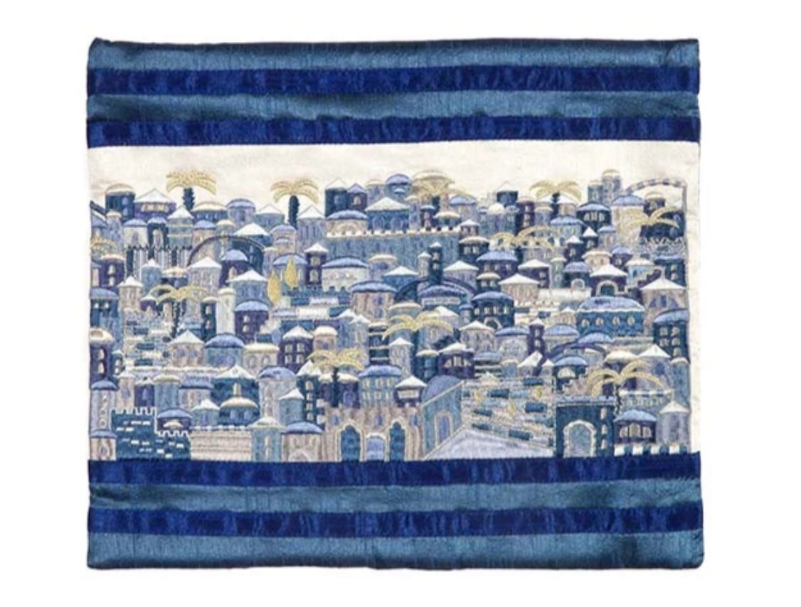 Tallit Bag - Full Embroidery - Jerusalem