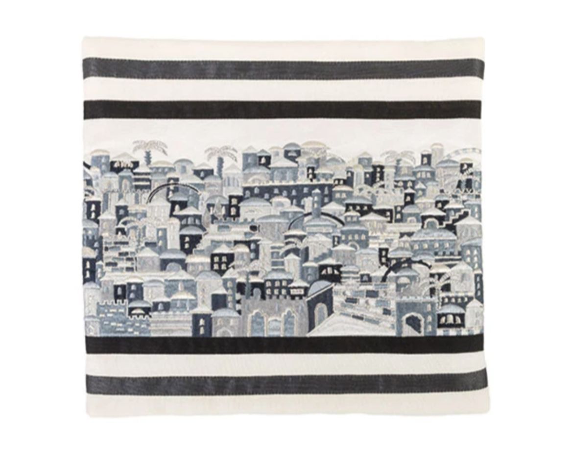 Tallit Bag - Full Embroidery - Jerusalem
