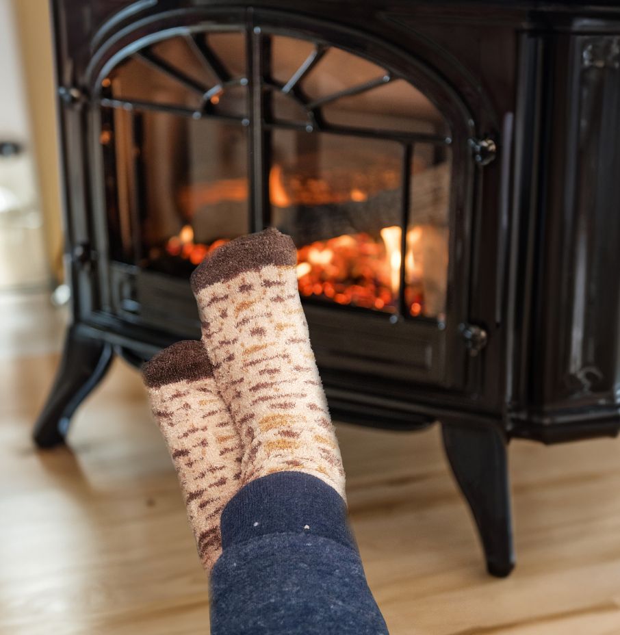 Passover Cozy Slipper Socks - Matzah Pattern