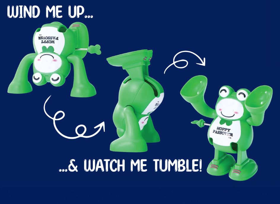 "Hoppy Passover" Tumble Frog