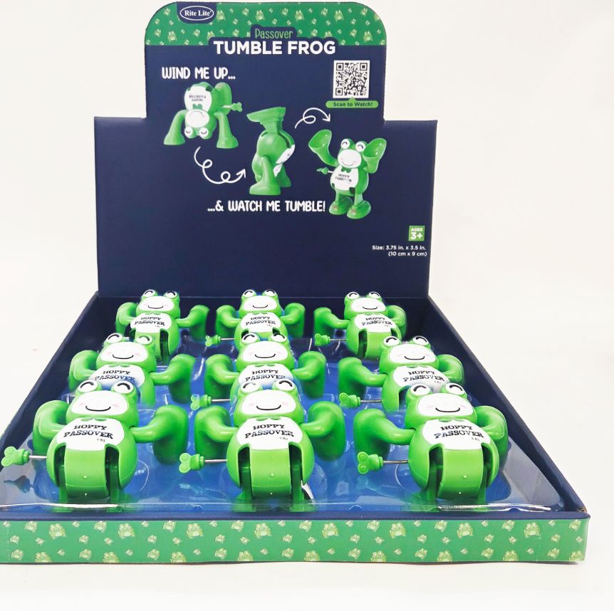 "Hoppy Passover" Tumble Frog