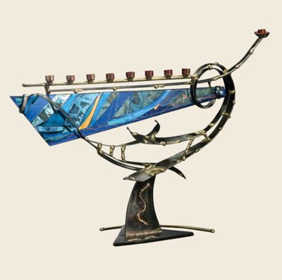 Rosenthal Large swirled menorah