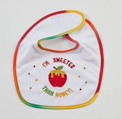 Rosh Hashanah Embroidered Bib