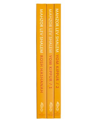 Mahzor Lev Shalem Large Print Edition: Rosh Hashanah &amp; Yom Kippur - 3 set