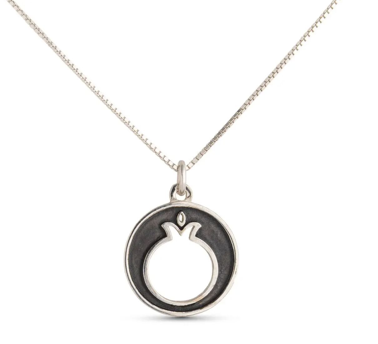 IMJ  The Circle of Meaning Necklace - Pomegranate