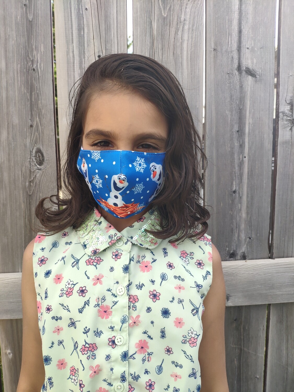 Kids Reusable Washable Face Mask - Disney Olaf