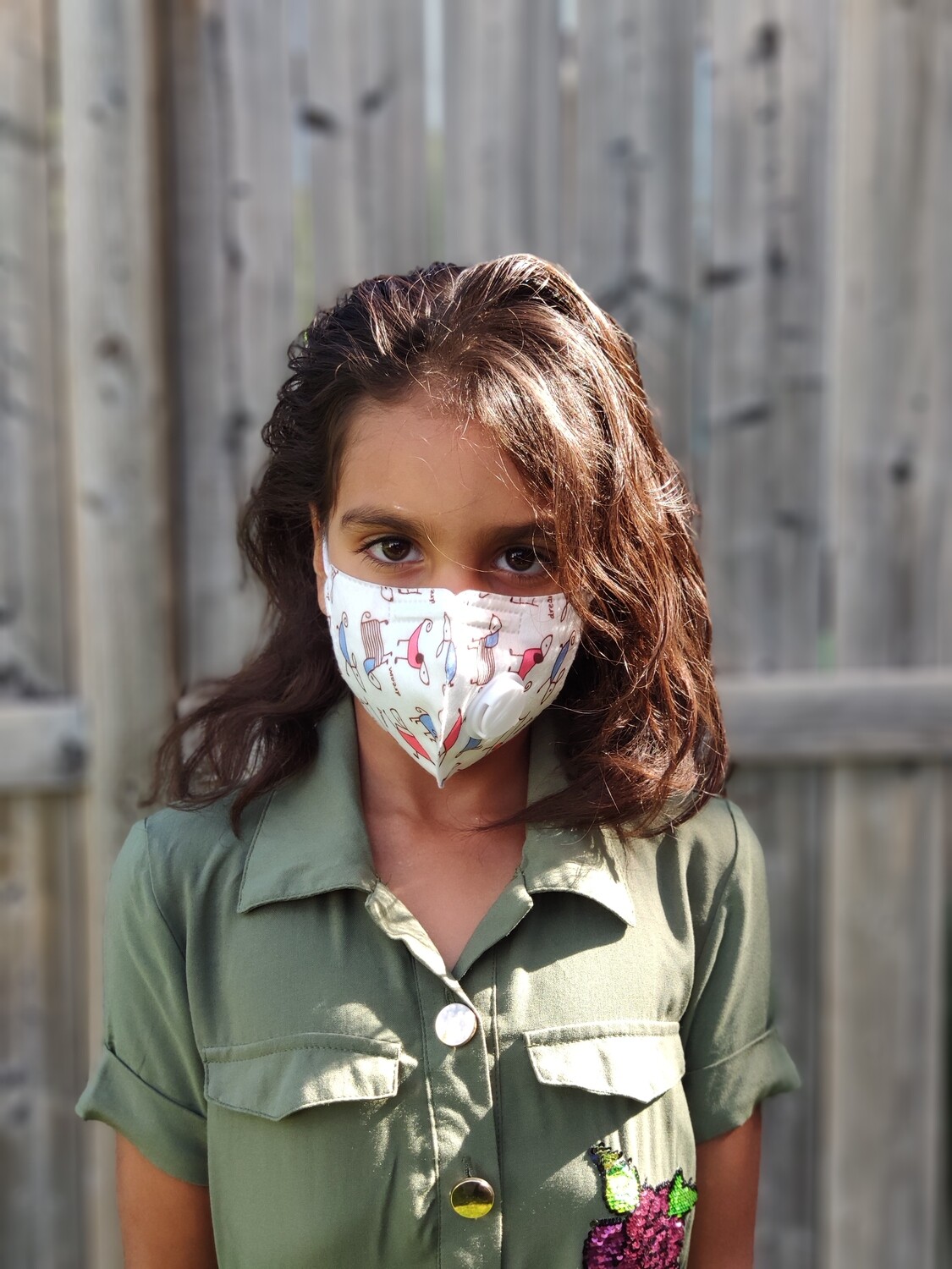 Kids KN95 Face Masks w/ Particulate Respirator PM 2.5 Filter-Pet Dogs