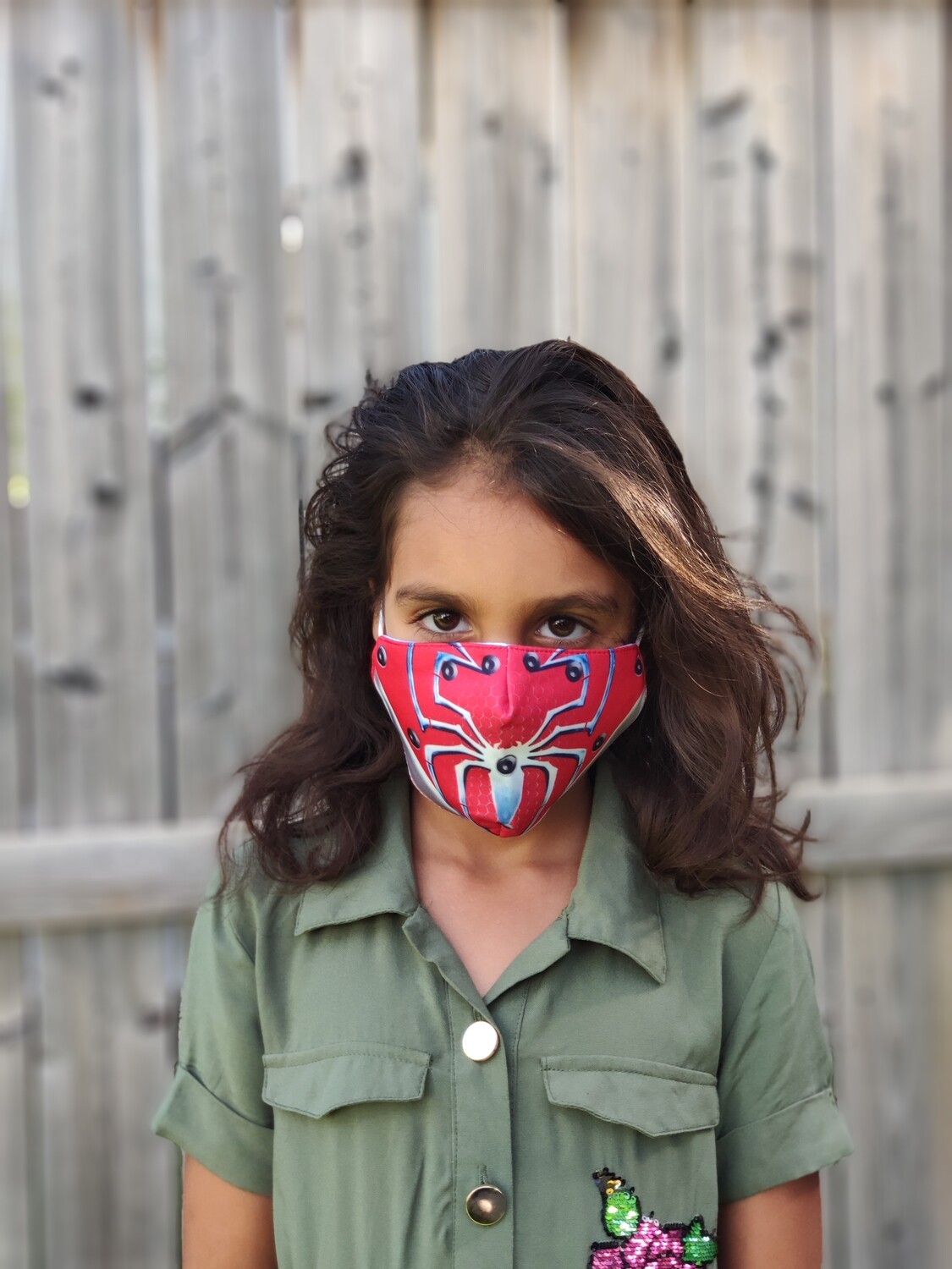 Kids Reusable Washable Face Mask - Spiderman