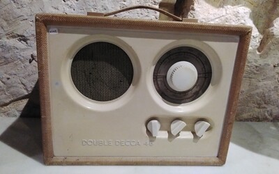 Double Decca 46 portable radio