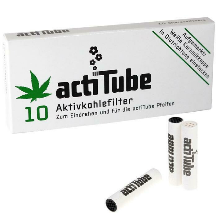 ActiTube Charcoaled Filters for Pipes 8mm