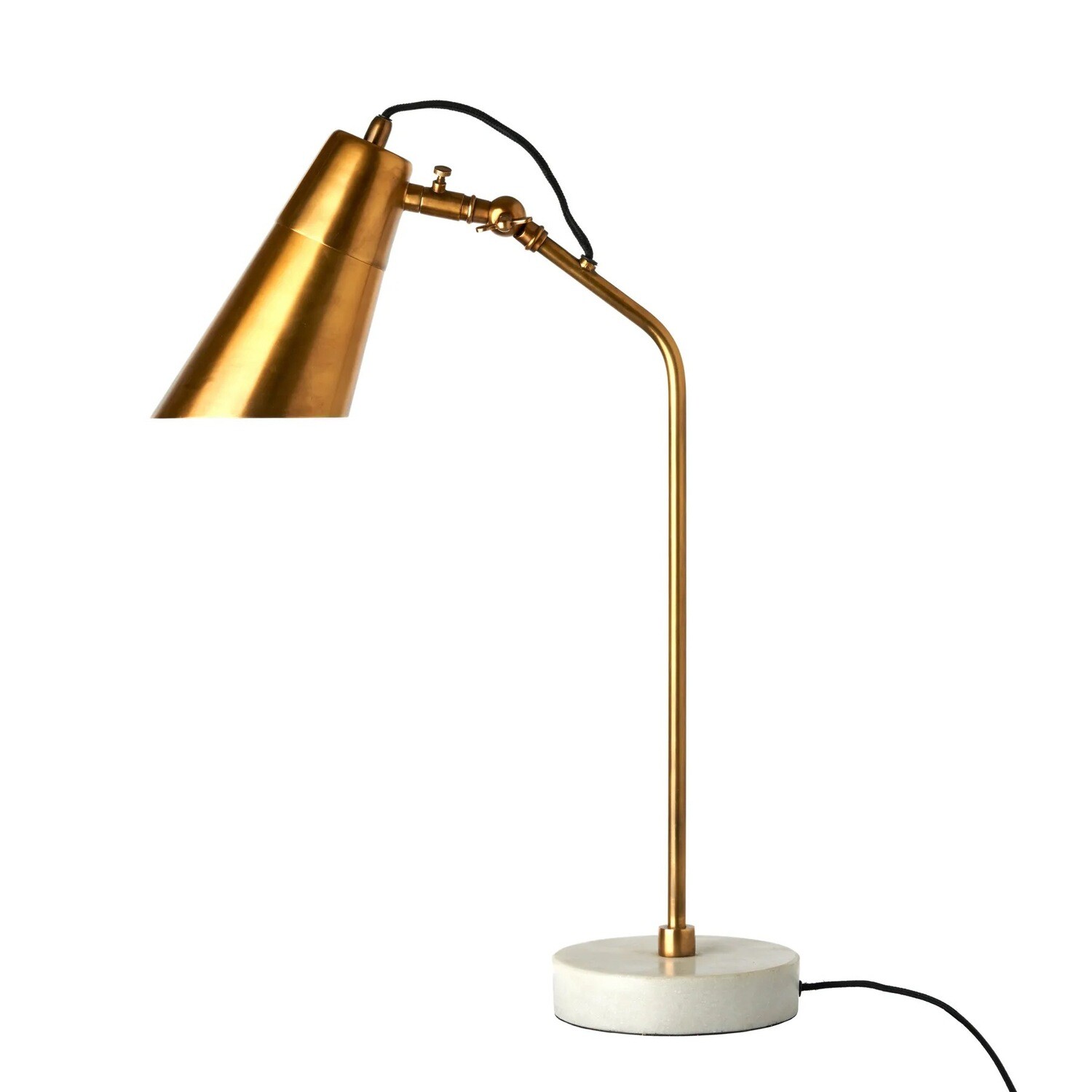 Lampe Laiton Base Marbre POLSPOTTEN