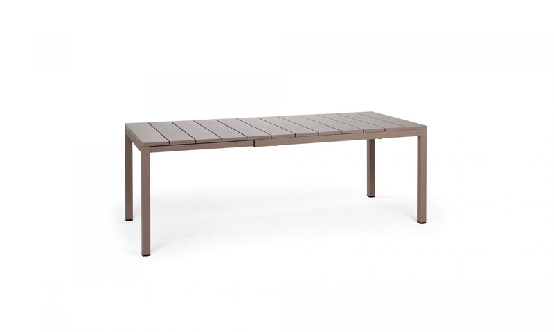 Table Rio Alu 140 Extensible, 3 coloris disponibles, commande en magasin