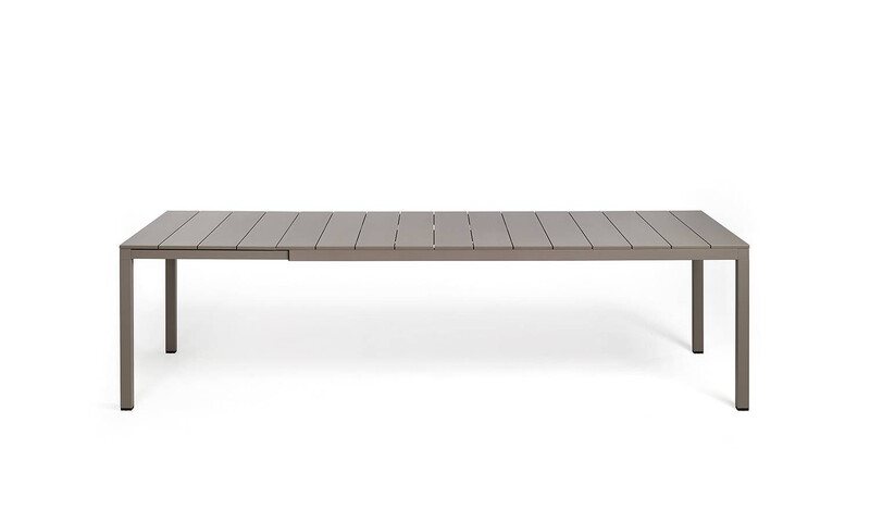Table Rio Alu 210 Extensible, 3 coloris disponibles, commande en magasin