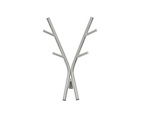 Porte Manteau Cerf Argent