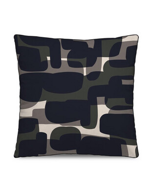 Coussin velours abstract