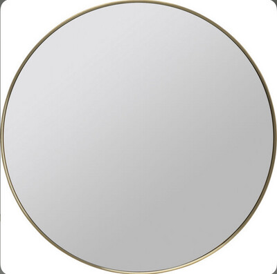 Miroir curie laiton 80 diamètre