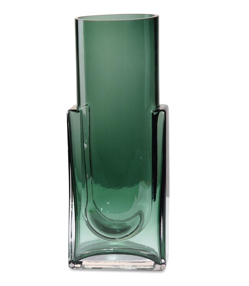 Vase droit vert