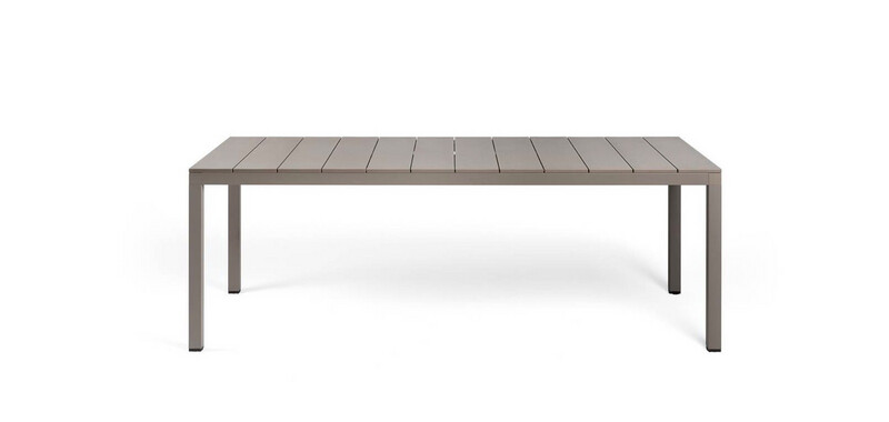 Table Rio Alu 210 Fixe , 3 coloris disponibles, commande en magasin