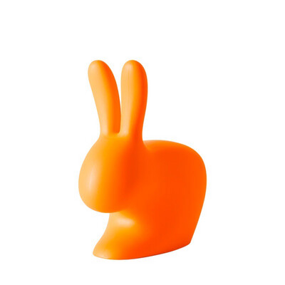 Rabbit chair bright orange QEEBOO