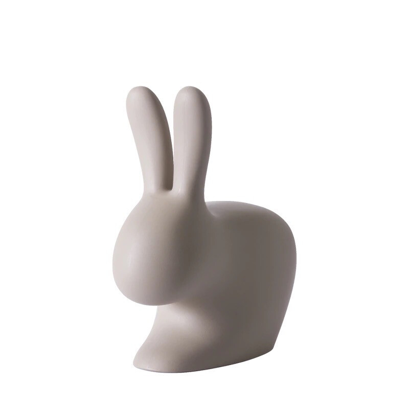 Rabbit chair dove grey QEEBOO