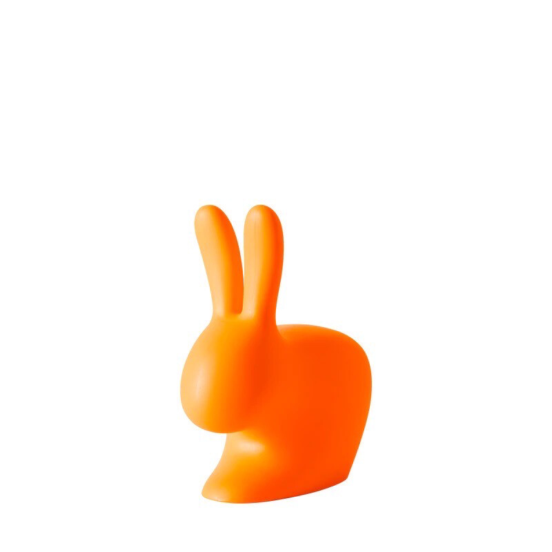 Rabbit chair baby bright orange QEEBOO
