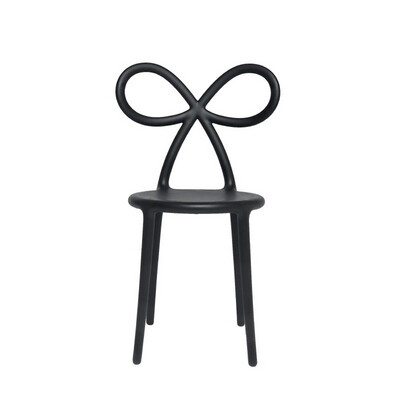 Ribbon chair black QEEBOO