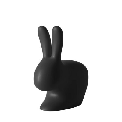 Rabbit chair black QEEBOO