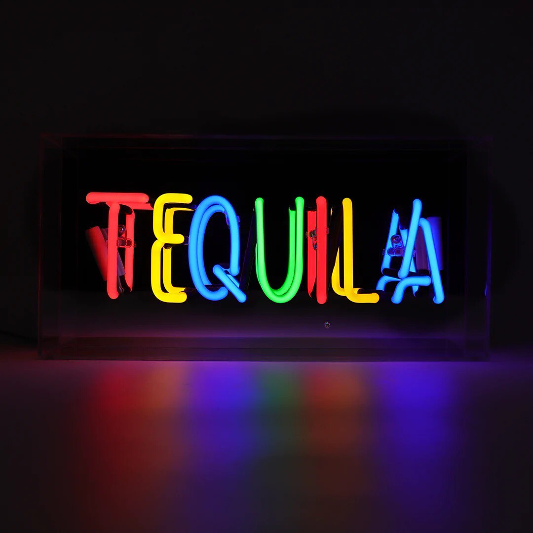 Néon boite écrin TEQUILA