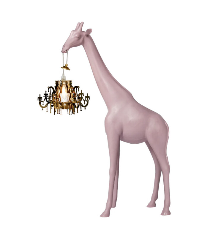 Girafe in love XS vieux rose QEEBOO